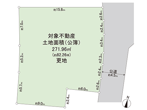 土地 町田市西成瀬２丁目 JR横浜線成瀬駅 4,150万円