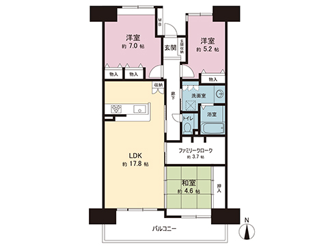 中古マンション 千葉市緑区おゆみ野中央１丁目25-14 京成千原線学園前駅 2,850万円