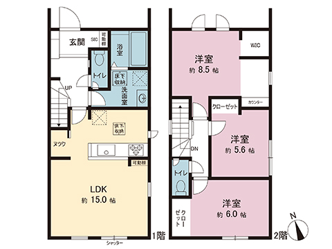 新築戸建 木更津市清見台南２丁目 JR久留里線祇園駅 2,990万円
