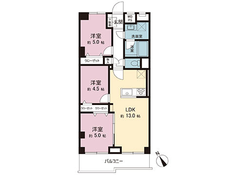 中古マンション 川崎市宮前区有馬８丁目 東急田園都市線鷺沼駅 3,198万円