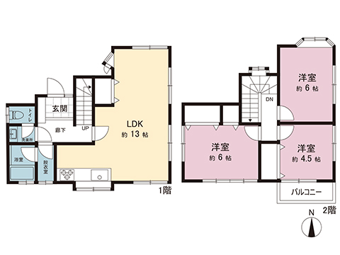 中古戸建 高座郡寒川町一之宮３丁目 JR相模線寒川駅 2,290万円