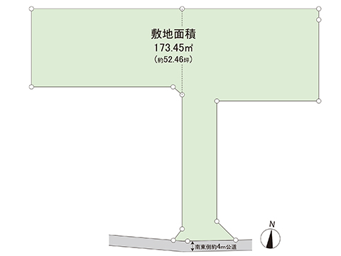土地 越谷市東大沢１丁目 東武伊勢崎線北越谷駅 2,400万円