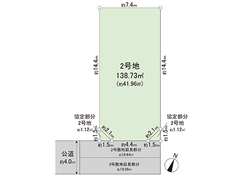 土地 越谷市登戸町 東武伊勢崎線新越谷駅 3,740万円