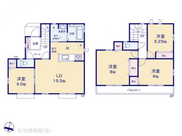 新築戸建 埼玉県さいたま市見沼区大字新堤116-4 東武野田線七里駅 3,290万円