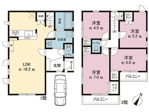 中古戸建 町田市本町田 小田急線町田駅 4,280万円