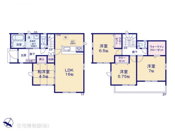 新築戸建 埼玉県桶川市大字加納87 JR高崎線桶川駅 3,490万円