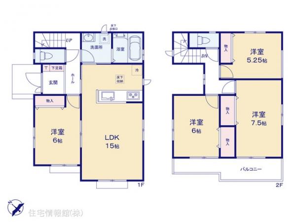 新築戸建 神奈川県横浜市泉区中田南５丁目 横浜市営地下鉄ブルーライン中田駅 4,690万円