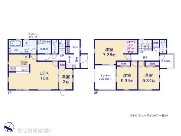 新築戸建 埼玉県川越市大字今福3032-65 東武東上線新河岸駅 2,880万円