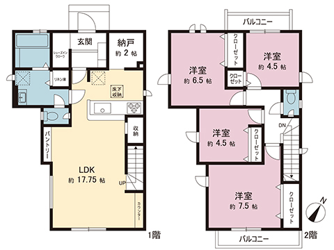 新築戸建 横浜市金沢区釜利谷東６丁目 京急本線金沢文庫駅 5,290万円