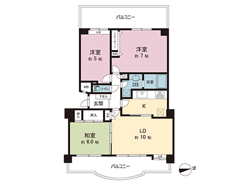 中古マンション 流山市加１丁目 つくばエクスプレス流山セントラルパーク駅 2,130万円