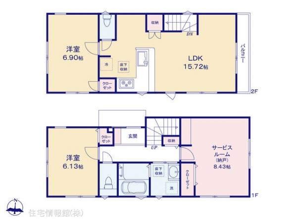 新築戸建 東京都足立区大谷田５丁目11-6 千代田線北綾瀬駅 4,280万円