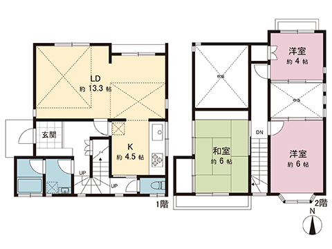 中古戸建 大和市福田５丁目 小田急江ノ島線桜ヶ丘駅 1,980万円