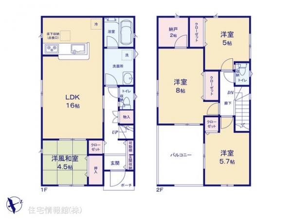 新築戸建 千葉県千葉市中央区川戸町 京成千原線大森台駅 2,488万円