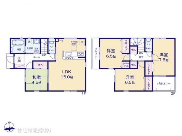新築戸建 千葉県千葉市若葉区千城台北１丁目12-1 千葉都市モノレール千城台北駅 3,480万円