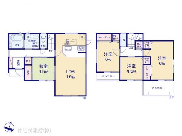 新築戸建 千葉県野田市上花輪680 東武野田線野田市駅 3,180万円