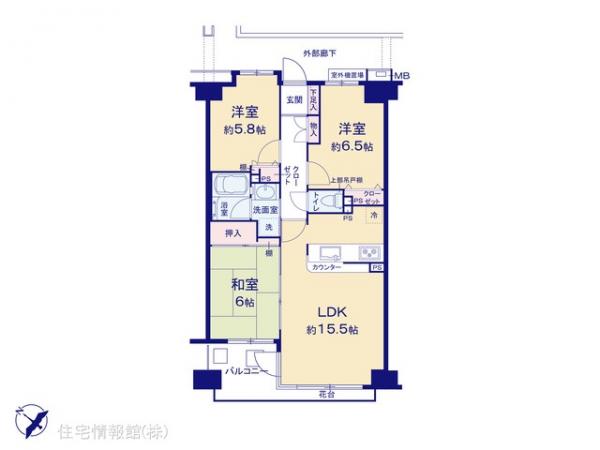 中古マンション 埼玉県さいたま市浦和区針ヶ谷３丁目7-2 JR京浜東北線与野駅 3,850万円