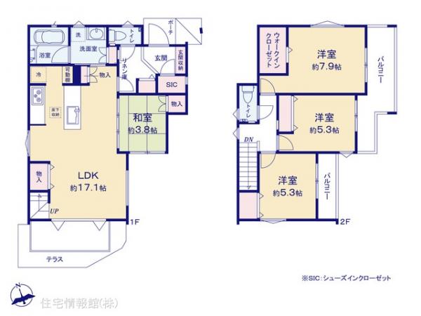 新築戸建 埼玉県朝霞市三原５丁目2215-8 東武東上線朝霞台駅 6,680万円