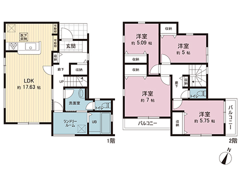 新築戸建 横浜市金沢区長浜２丁目 京急本線能見台駅 6,080万円