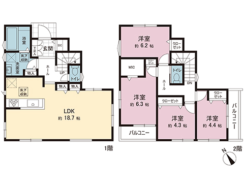 新築戸建 横須賀市鴨居１丁目 京急本線浦賀駅 3,280万円
