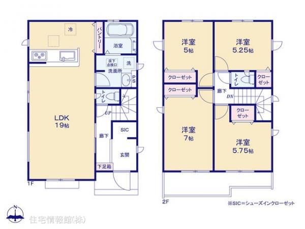 新築戸建 東京都小平市小川町１丁目3020 西武拝島線東大和市駅 5,290万円
