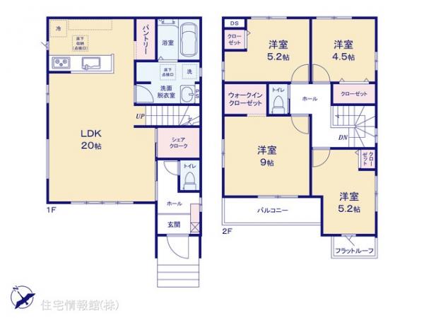 新築戸建 東京都福生市南田園３丁目16-23 JR青梅線牛浜駅 4,290万円