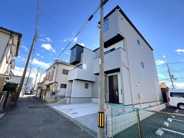 さいたま市北区本郷町1期 前面道路含む現地写真