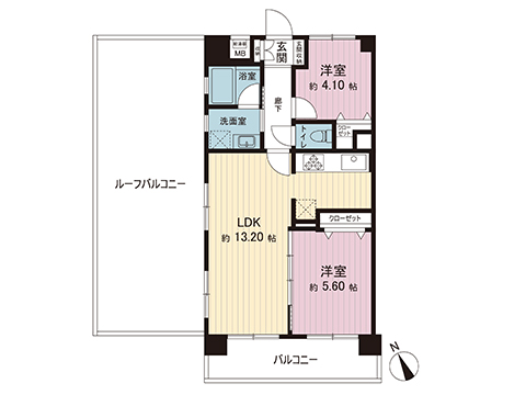 中古マンション 調布市布田３丁目 京王線布田駅 6,299万円