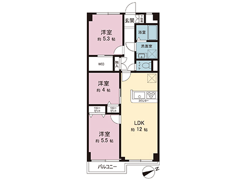 中古マンション 調布市西つつじケ丘１丁目 京王線柴崎駅 3,780万円