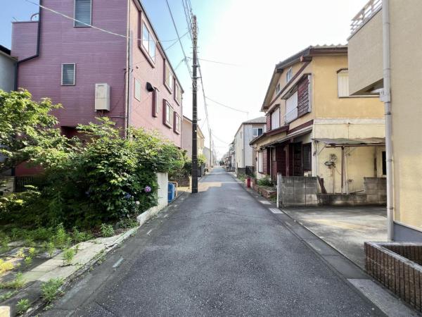 越谷市大沢2期 現地土地写真