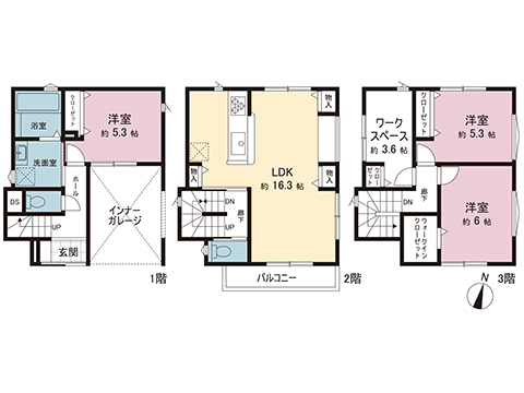 新築戸建 大和市南林間７丁目 小田急江ノ島線南林間駅 4,280万円