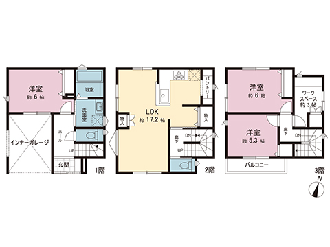 新築戸建 大和市南林間７丁目 小田急江ノ島線南林間駅 4,380万円