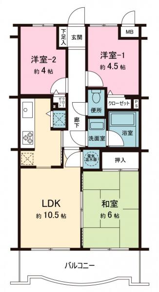 中古マンション 座間市緑ケ丘３丁目 小田急線相武台前駅 1,480万円
