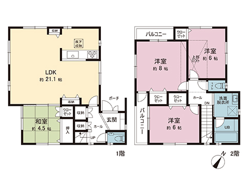 中古戸建 横浜市都筑区牛久保町 横浜市営地下鉄ブルーライン中川駅 6,280万円