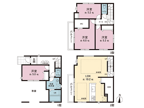 新築戸建 川口市中青木５丁目 JR京浜東北線西川口駅 5,098万円