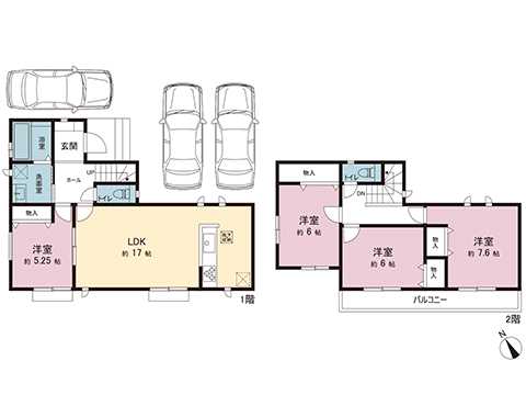 新築戸建 町田市本町田 小田急線玉川学園前駅 5,490万円