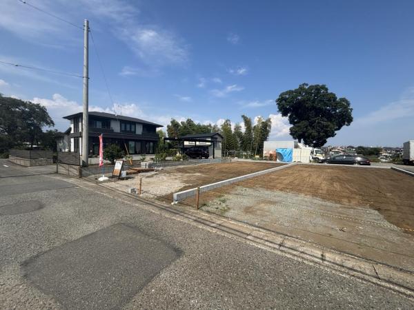 厚木市及川 土地 前面道路含む現地写真