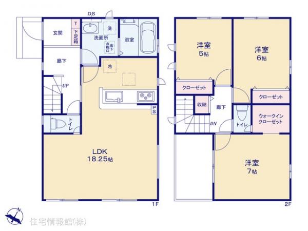 新築戸建 千葉県松戸市小金原７丁目33-8 新京成電鉄線常盤平駅 3,190万円