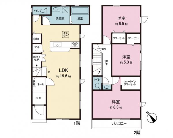 新築戸建 千葉県佐倉市中志津７丁目373-1 京成本線志津駅 2,999万円