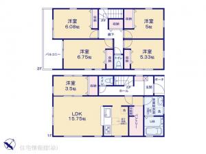 新築戸建 東京都青梅市長淵３丁目 JR青梅線河辺駅 3,080万円