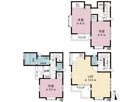 中古戸建 横浜市栄区中野町 JR根岸線本郷台駅 2,999万円