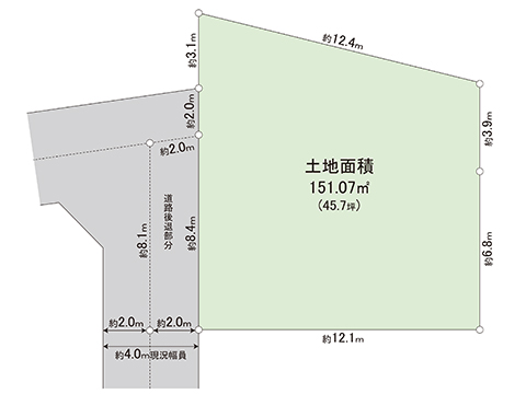 土地 西東京市西原町４丁目 西武新宿線田無駅 4,480万円