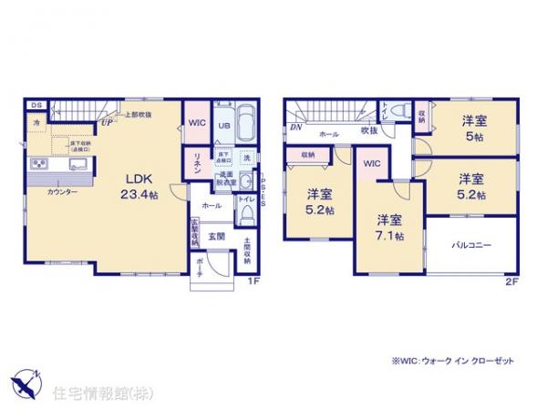 新築戸建 千葉県船橋市みやぎ台１丁目19-12 新京成電鉄線三咲駅 3,999万円