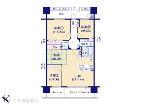中古マンション 東京都八王子市大和田町３丁目 京王線京王八王子駅 3,999万円
