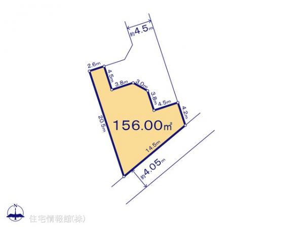 土地 神奈川県秦野市東田原657-5 小田急線秦野駅 1,450万円