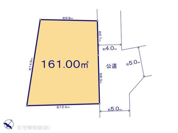 土地 東京都八王子市館町1821-156 京王高尾線めじろ台駅 1,230万円