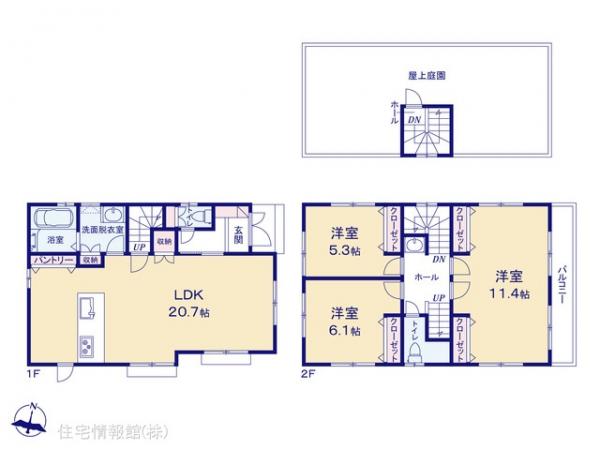 新築戸建 埼玉県春日部市備後西２丁目 東武伊勢崎線武里駅 3,480万円