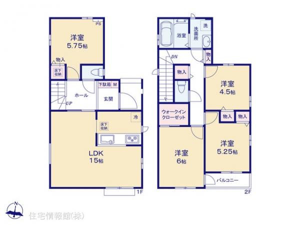 新築戸建 東京都足立区六木２丁目2-26 千代田常磐線亀有駅 4,690万円