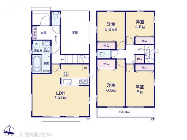 新築戸建 東京都足立区六木２丁目2-26 千代田常磐線亀有駅 4,890万円