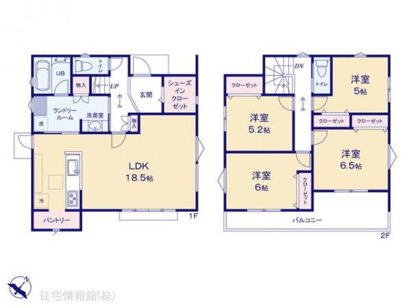 新築戸建 神奈川県横浜市金沢区釜利谷西４丁目5-1 京急本線金沢文庫駅 5,680万円