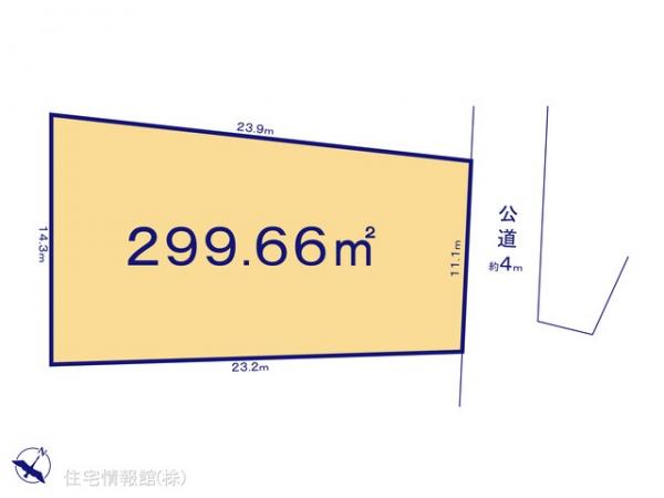 土地 神奈川県平塚市北金目２丁目9-7 小田急線鶴巻温泉駅 2,580万円